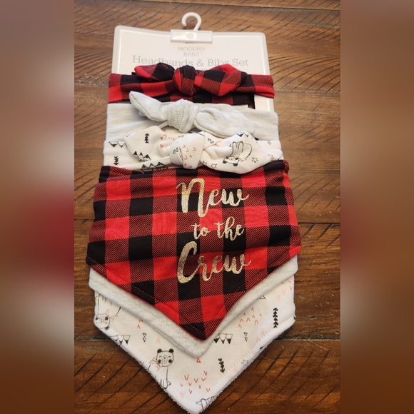 🎈2/$15 Headbands and bibs gift set - Picture 1 of 4